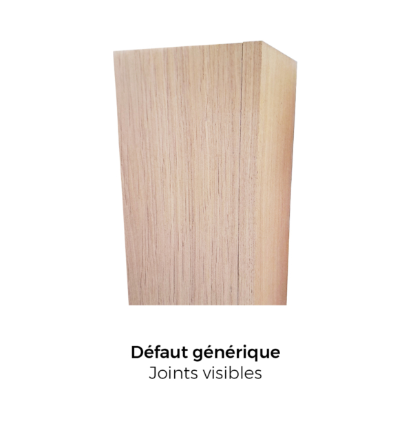 Motif de déclassement : joint visible