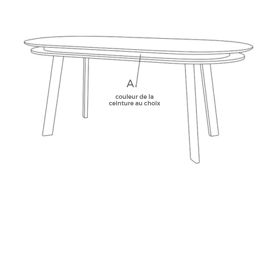 Table moderne TT12B de coin de table de table d'extrémité de table
